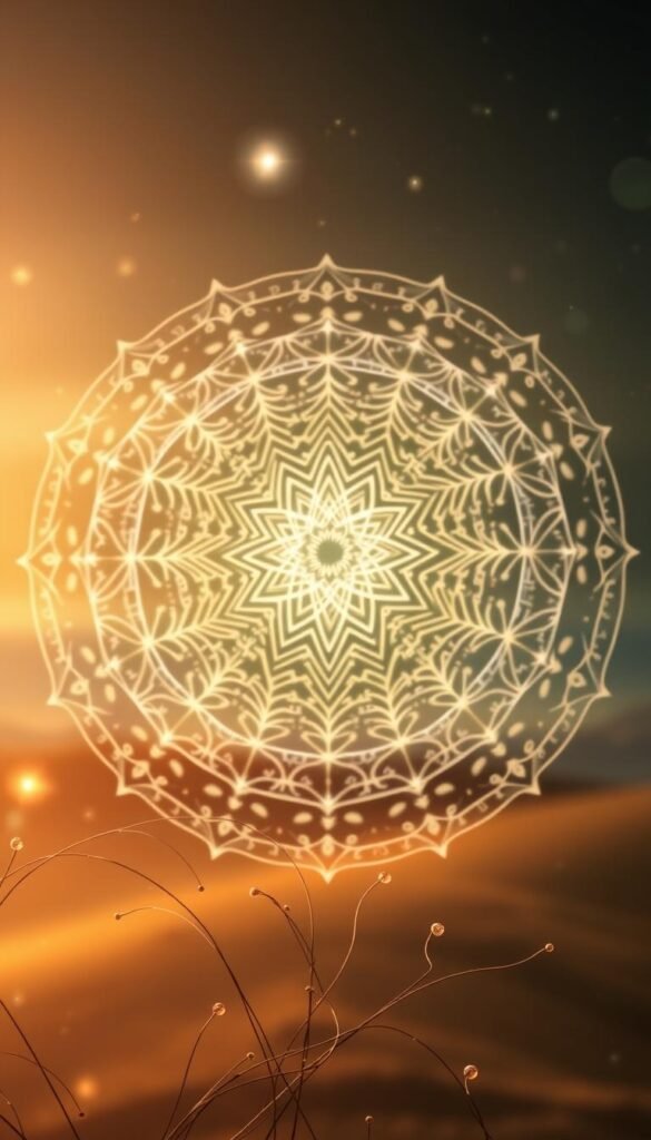 A luminous mandala shimmers with intricate patterns, the central motif a harmonious union of numerological symbols. Soft, diffused lighting casts a serene glow, hinting at the hidden connections between love and the mystical power of numbers. In the foreground, delicate lines and shapes intertwine, representing the interplay of compatibility. The background features a ethereal, dreamlike landscape, evoking the spiritual essence of Chaldean numerology. Warm, earthy tones infuse the scene with a sense of timeless wisdom, guiding the viewer towards a deeper understanding of the profound link between love and the divine. A luminous mandala shimmers with intricate patterns, the central motif a harmonious union of numerological symbols. Soft, diffused lighting casts a serene glow, hinting at the hidden connections between love and the mystical power of numbers. In the foreground, delicate lines and shapes intertwine, representing the interplay of compatibility. The background features a ethereal, dreamlike landscape, evoking the spiritual essence of Chaldean numerology. Warm, earthy tones infuse the scene with a sense of timeless wisdom, guiding the viewer towards a deeper understanding of the profound link between love and the divine.